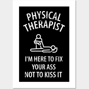 physiotherapist physical therapy gift saying funny Posters and Art